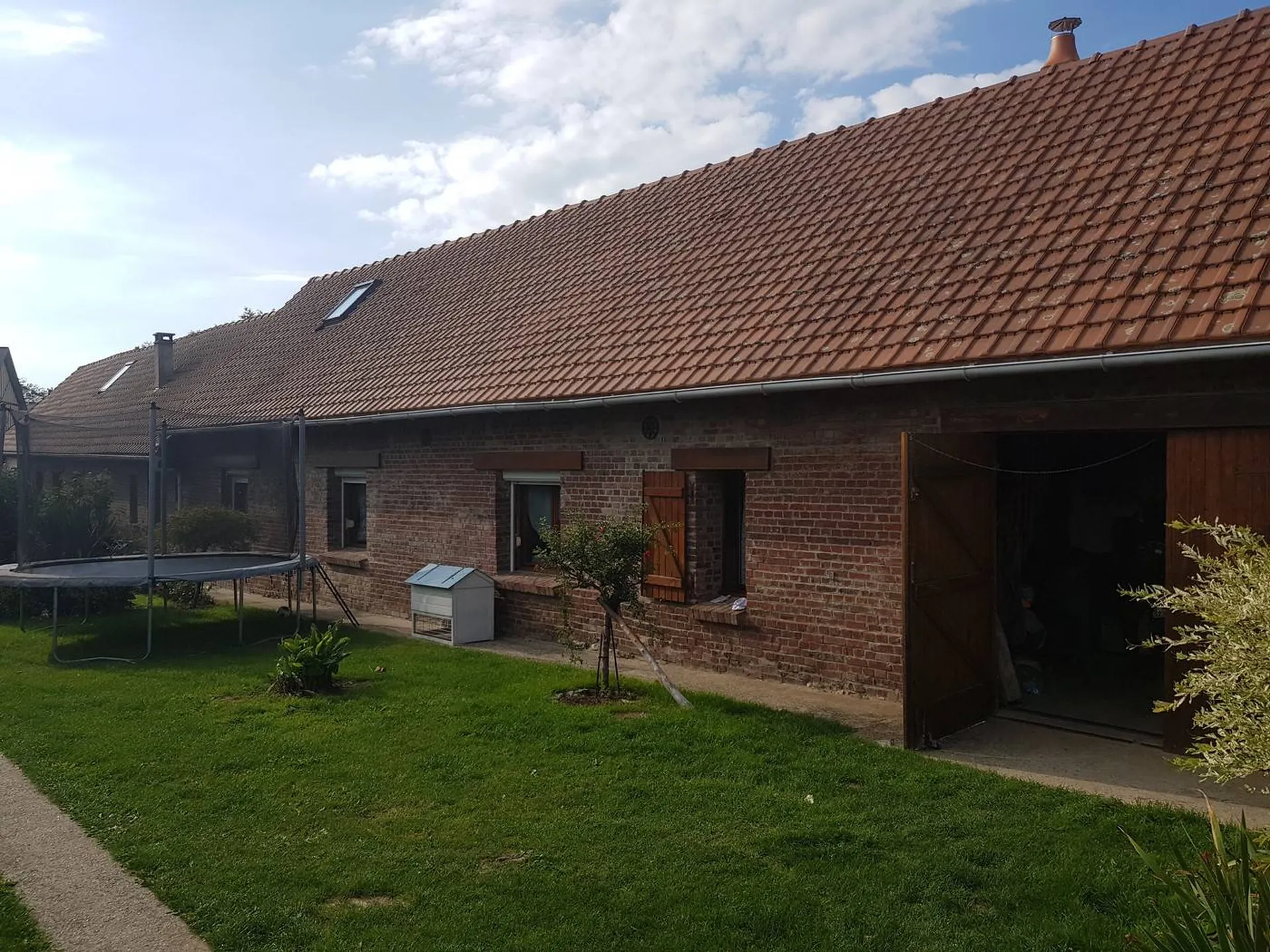 recherche longère en briques, 4 chambres mini, 5 mn mer, 2 mn commerces et commodités 76