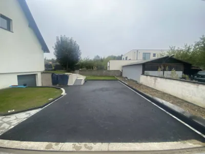 Cour enrobé maison CLK 