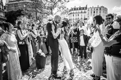 Mariage élégant franco-asiatique : un pavillon parisien accueille une célébration glamour mêlant traditions, modernité, raffinement et ambiance résolument luxueuse près de Paris