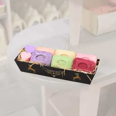 coffret cadeau noel savonnerie Le Serail Savon de Marseille
