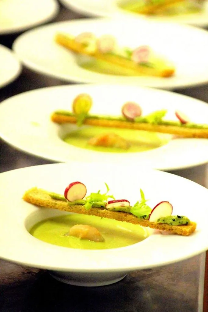 soupe de petits pois