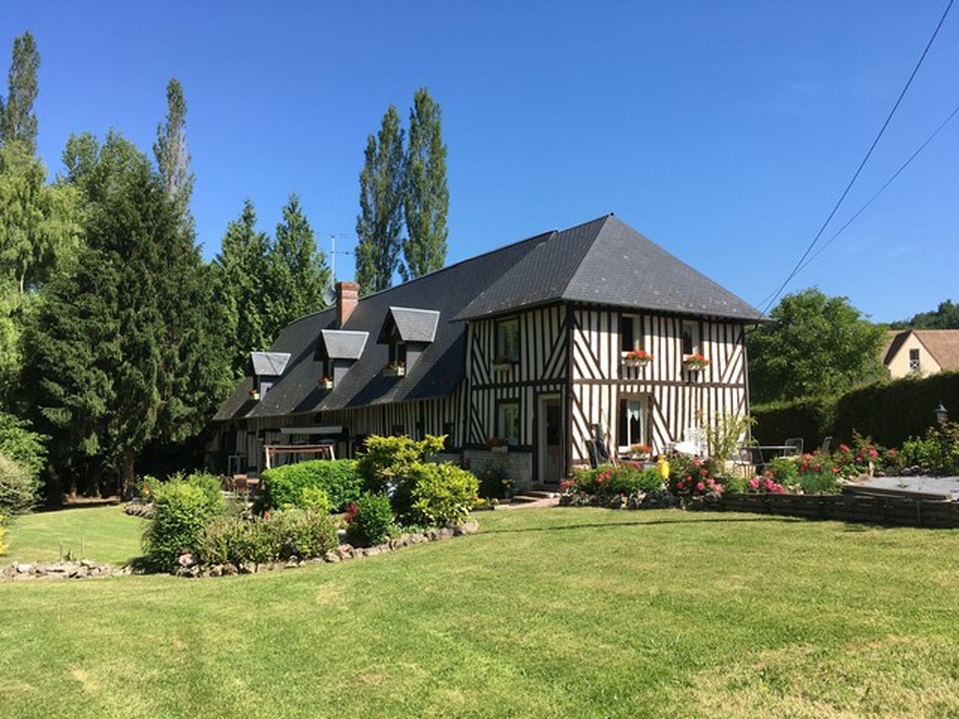 A VENDRE MAISON EN COLOMBAGE LISIEUX NORMANDIE CALVADOS 14