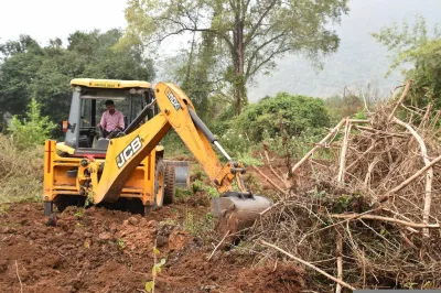 Nettoyage de terrain à Saint Aubin du Medoc