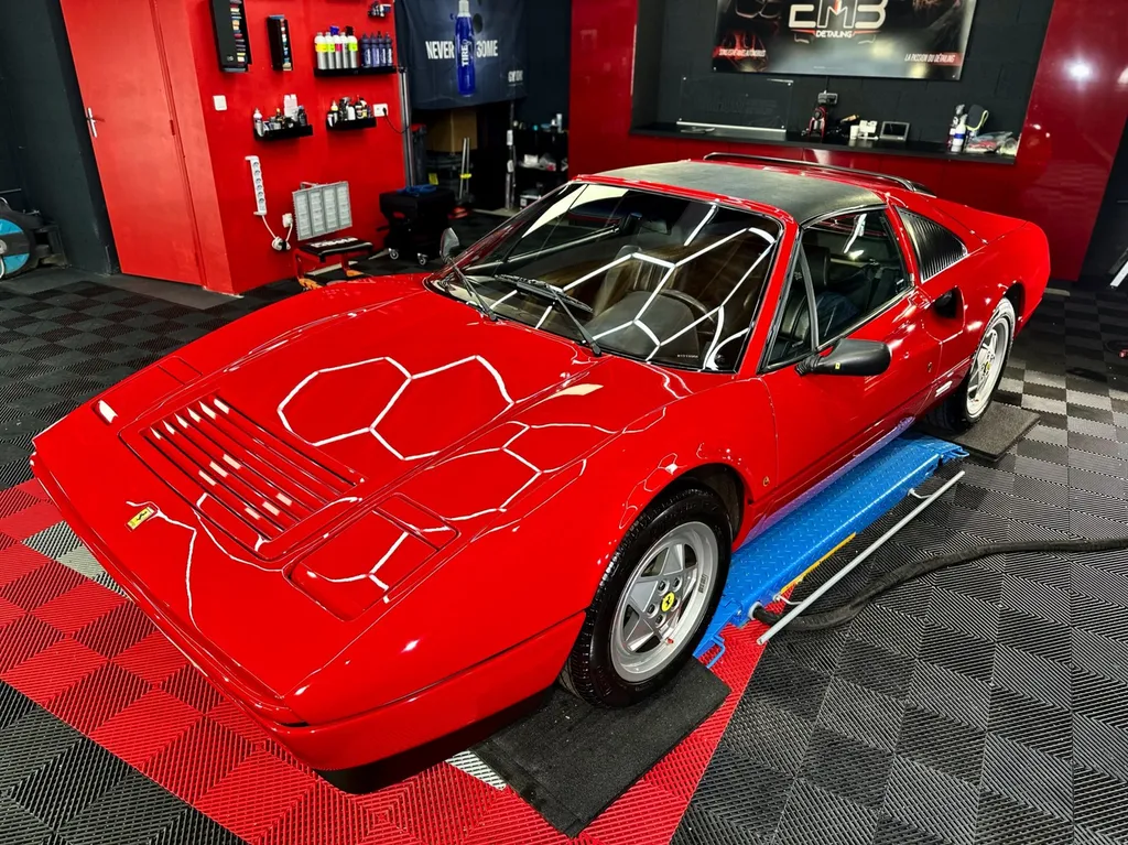 Traitement céramique lyon polissage carrosserie DETAILING Ferrari 328 GTS