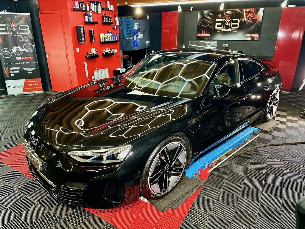 Detailing Lyon spécialiste du traitement céramique et de la protection carrosserie Audi e-tron GT