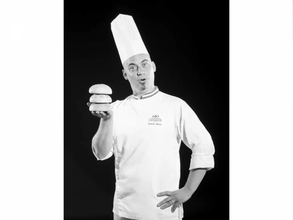 Thomas MARIE formateur en boulangerie à l'école hôtellière de Lausanne (Suisse)