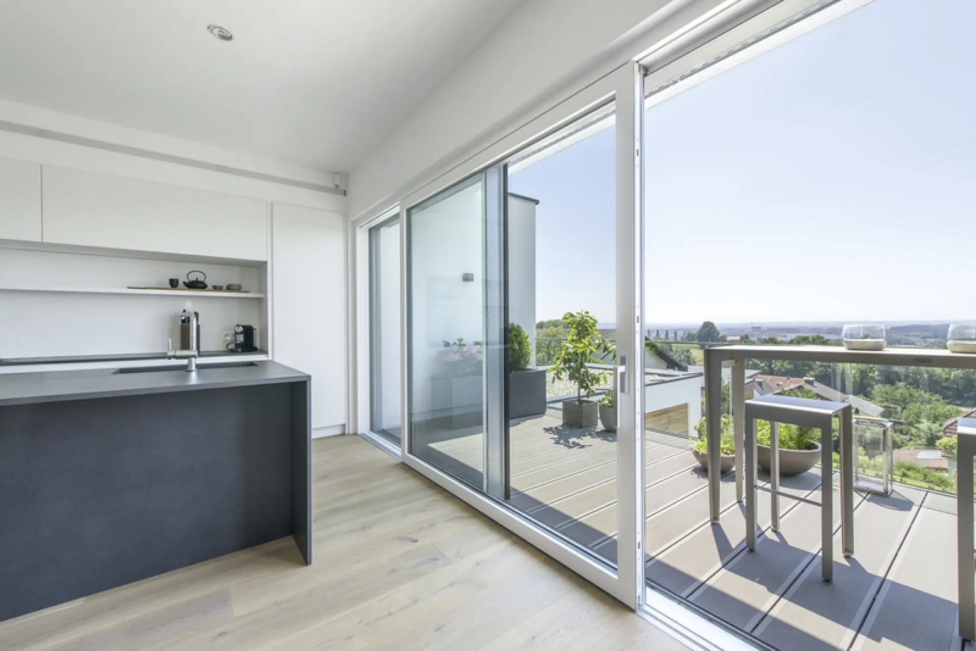 Vente de baie coulissante à levage à Aix en Provence