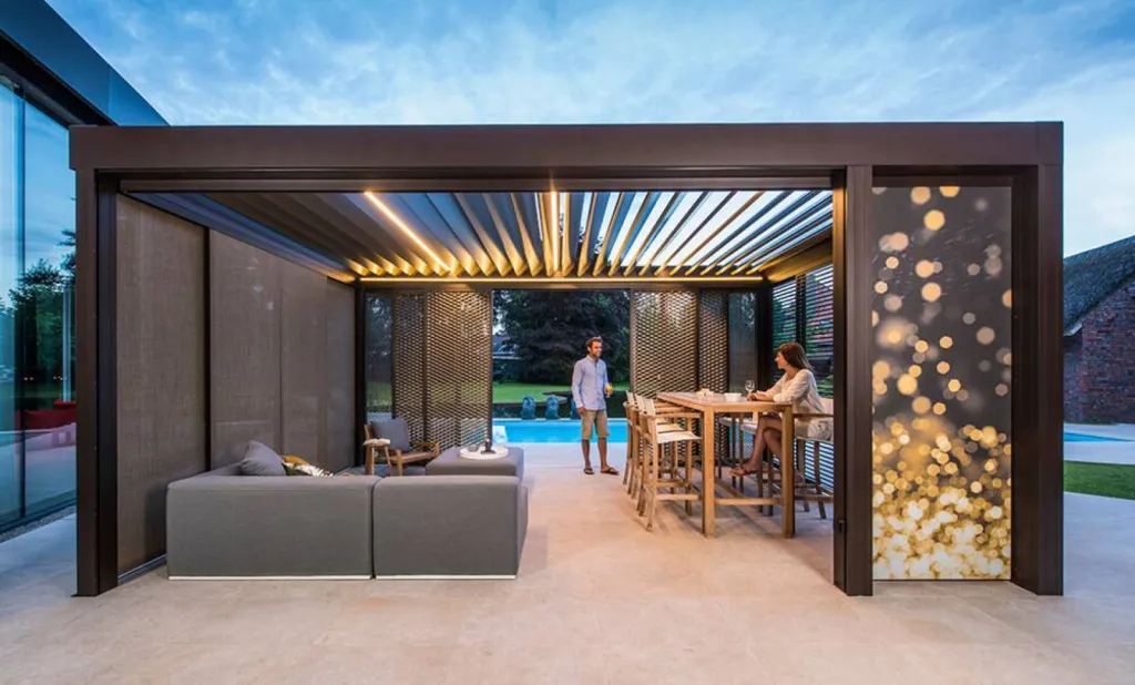 revendeur pergola aluminium 2 pieds pour terrasse avignon