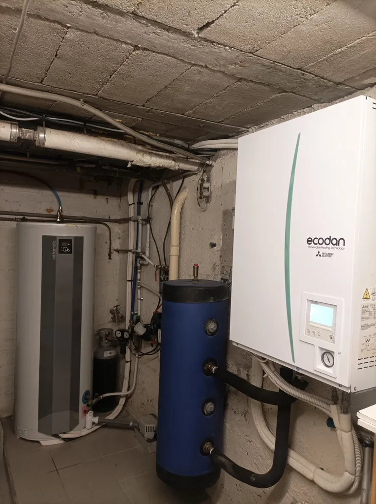 Entretien d’une pompe à chaleur air/eau Mitsubishi Ecodan à Dammartin-en-Goële