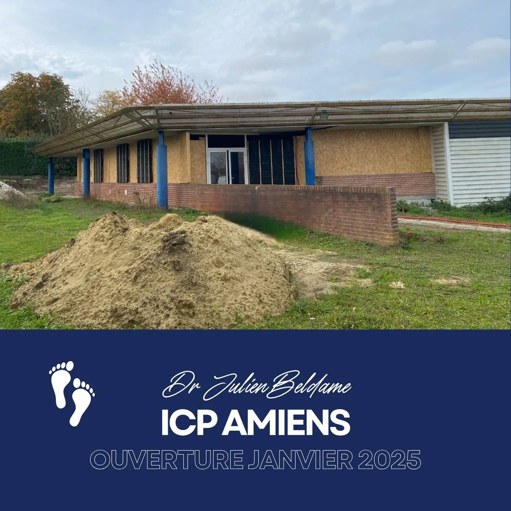 Docteur Julien Beldame, chirurgien orthopédiste, ouvre l'Institut de la Cheville et du Pied à Amiens (ICP Amiens) en janvier 2025