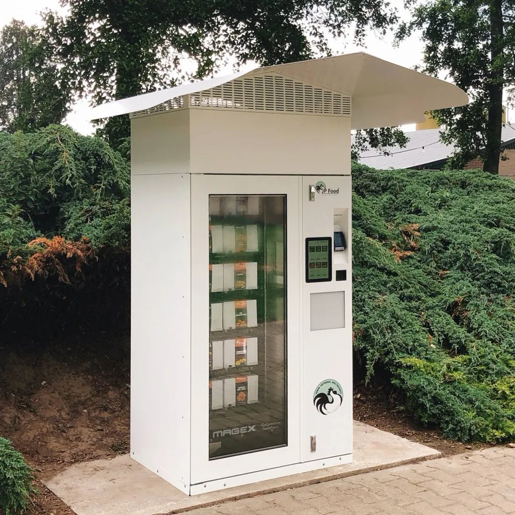 Vendre du poulet surgelé grâce à un distributeur automatique à Bourg en Bresse, dans l'Ain (01)