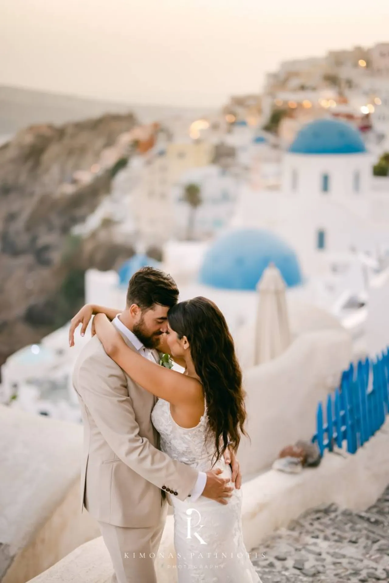 cérémonie de mariage santorin