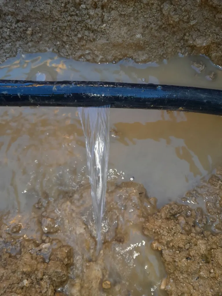 Canalisation endommagée