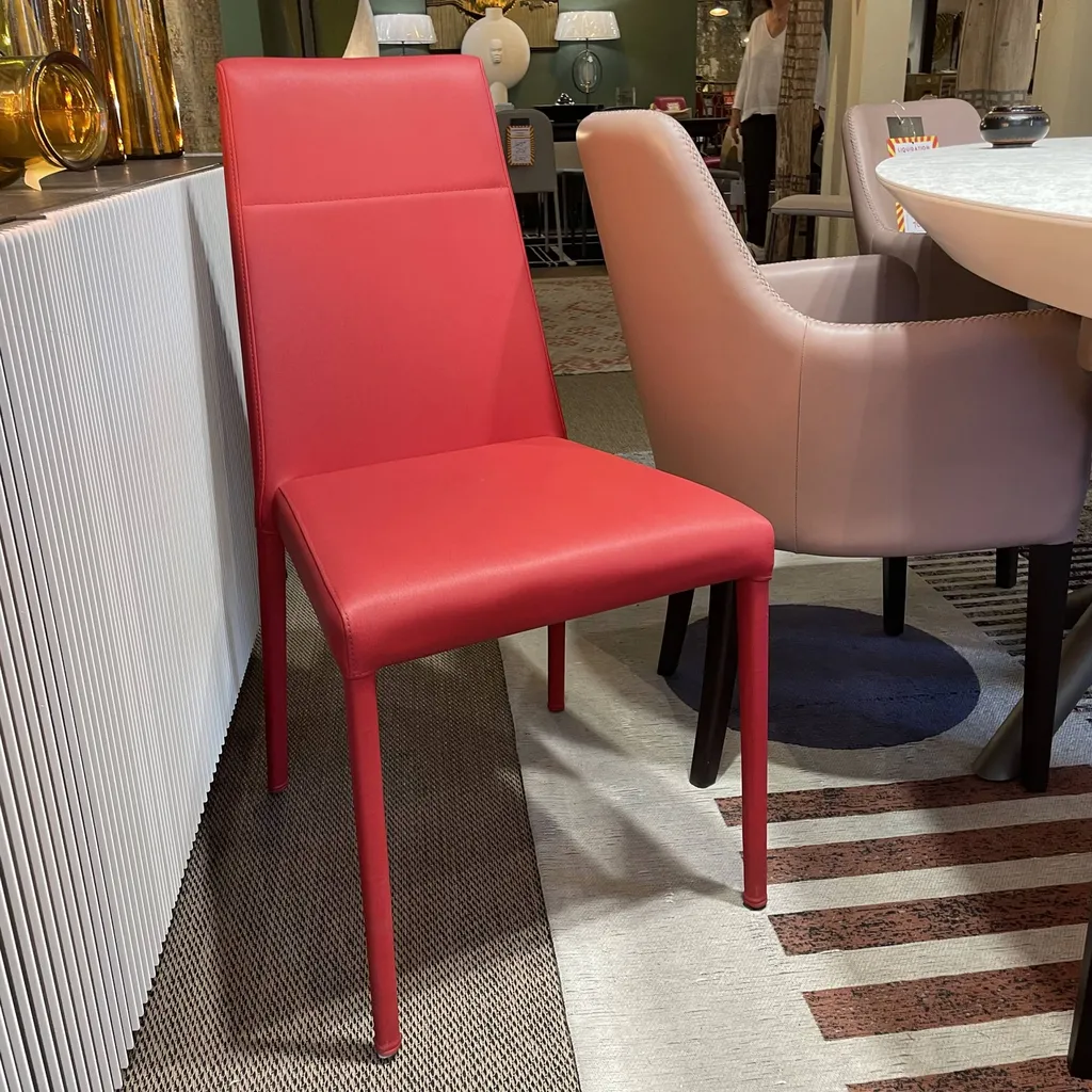 Chaise LOLAS rouge