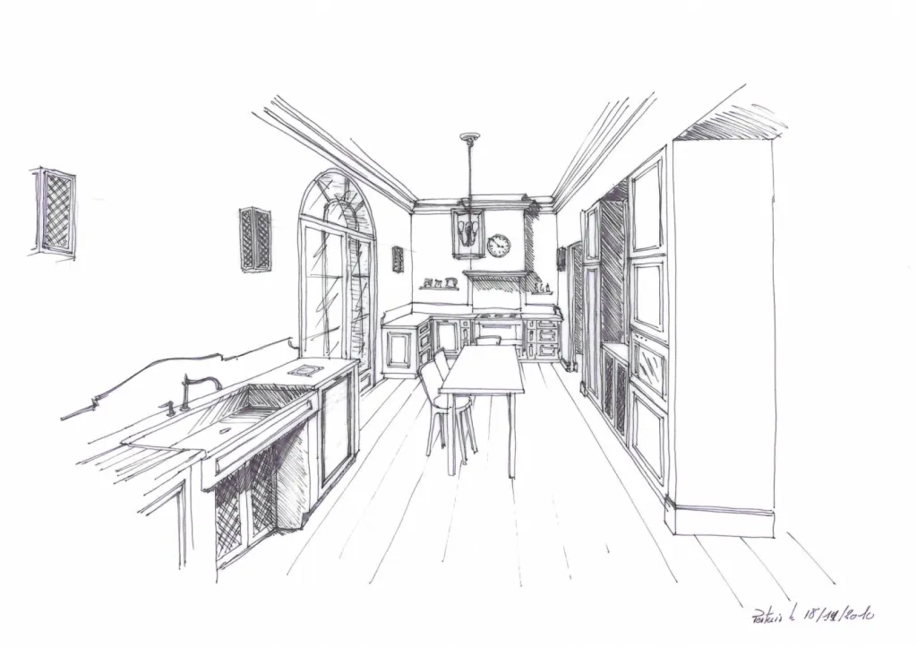 Perspective d'ambiance cuisine ©Agence Inspirations d'Intérieurs à Pertuis dans le Vaucluse 