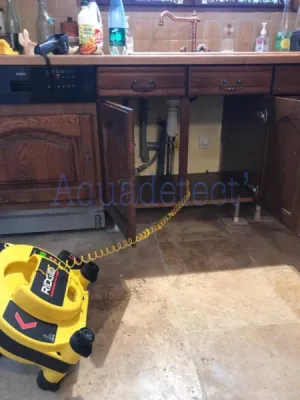 Recherche fuite non destructive sur une canalisation de cuisine à BRIGNOLES dans le VAR