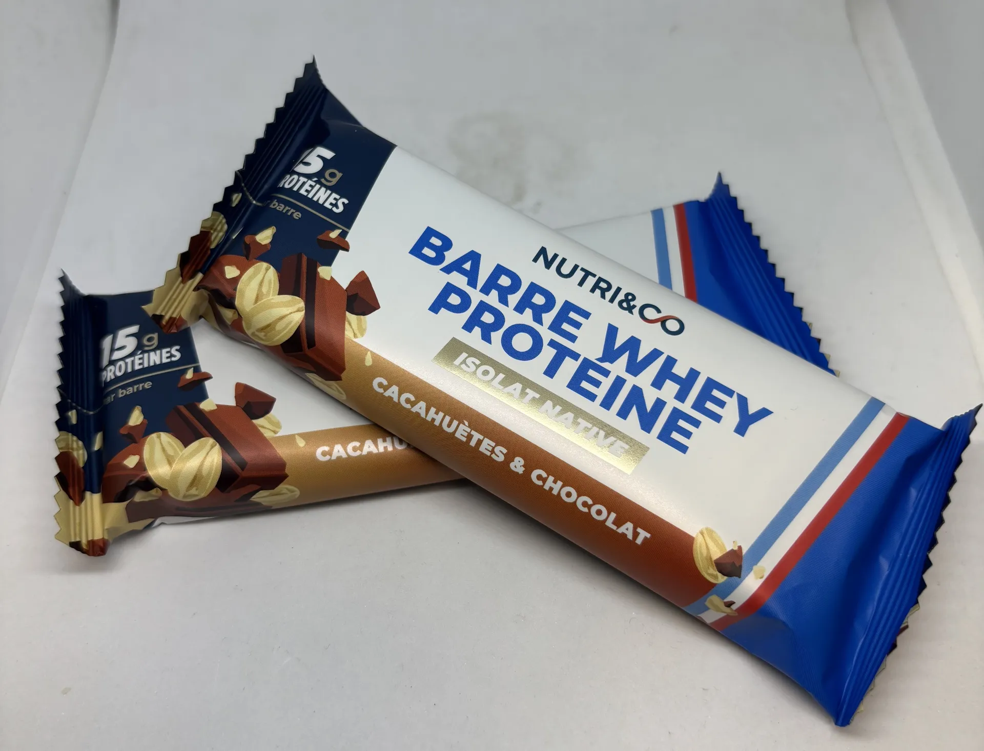 NUTRI&CO BARRE WHEY CHOCOLAT CACAHUETES PHARMACIE PANETTA 