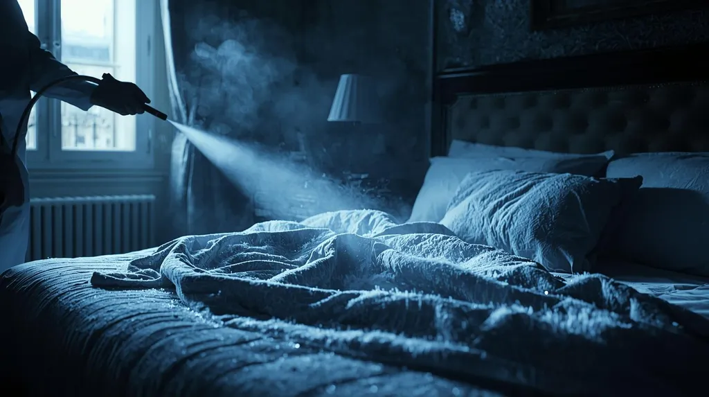 Traitement d'une chambre infesté de punaise de lit par cryogénisation