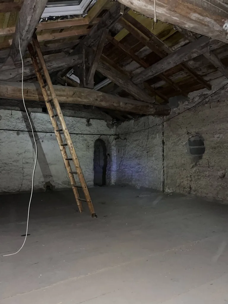 Avant travaux d'aménagement des combles à Gleizé près de Belleville en Beaujolais (69)