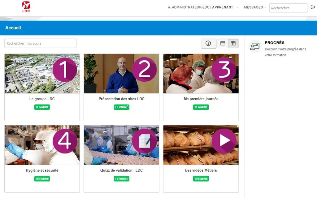 Plateforme LMS et parcours d'intégration pour un géant agro-alimentaire en Pays de la Loire