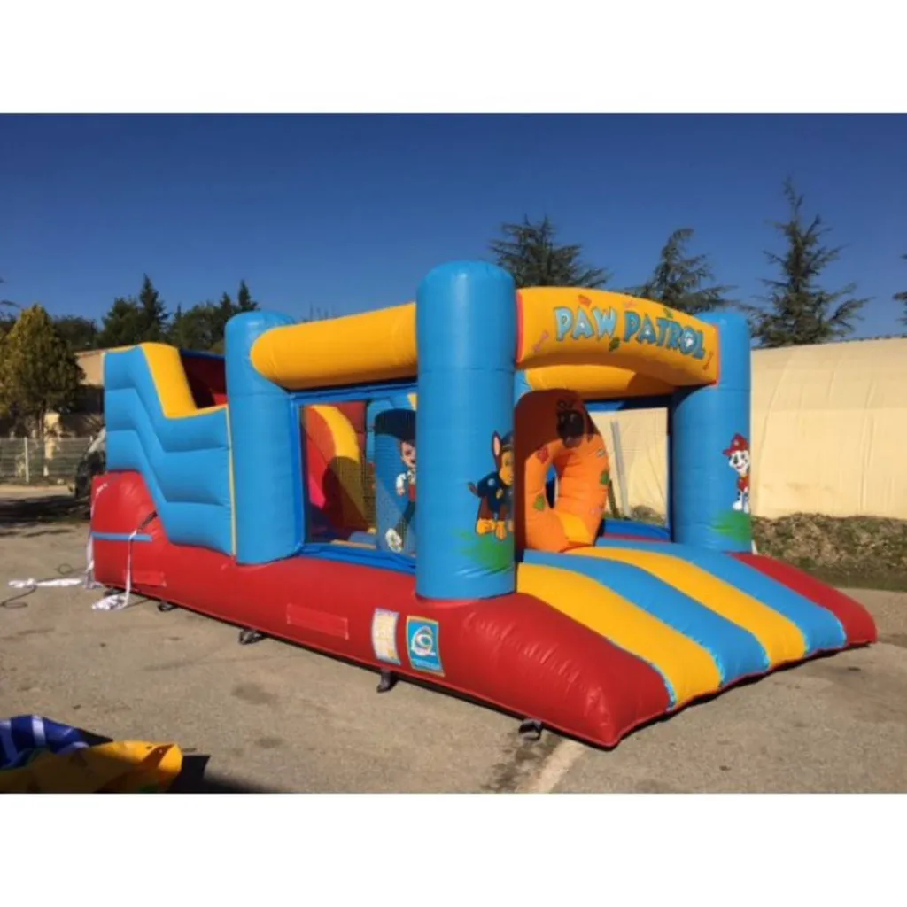 Jeux gonflables chateau combo Paw Patrol de 3 à 8 ans