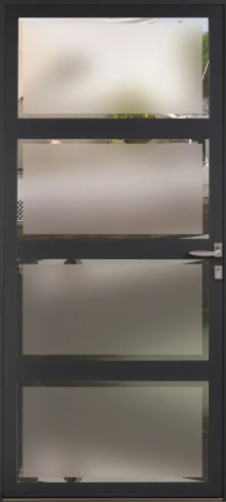 Porte d'Entrée Bois/Alu