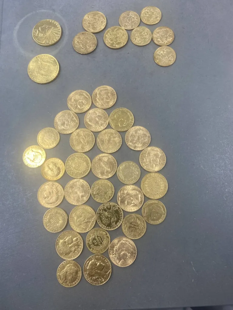 Achat de pièces d'or et vente