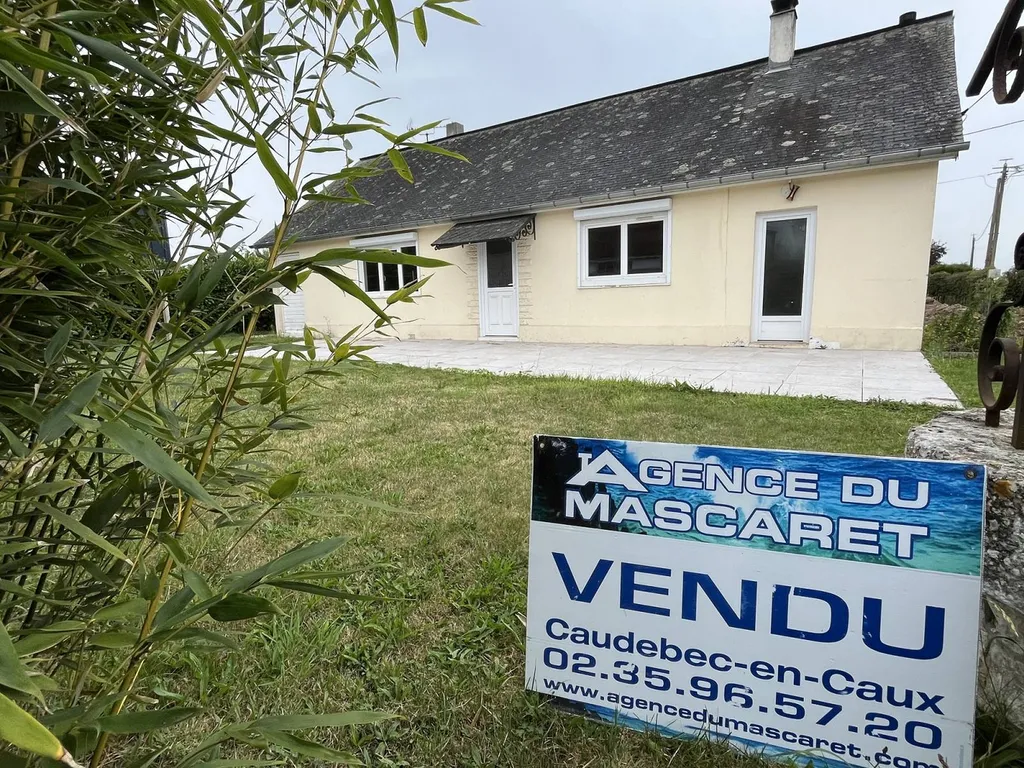 Exclusivité ! Maison de plain pied à vendre - Vatteville la Rue - 3 chambres + double garage