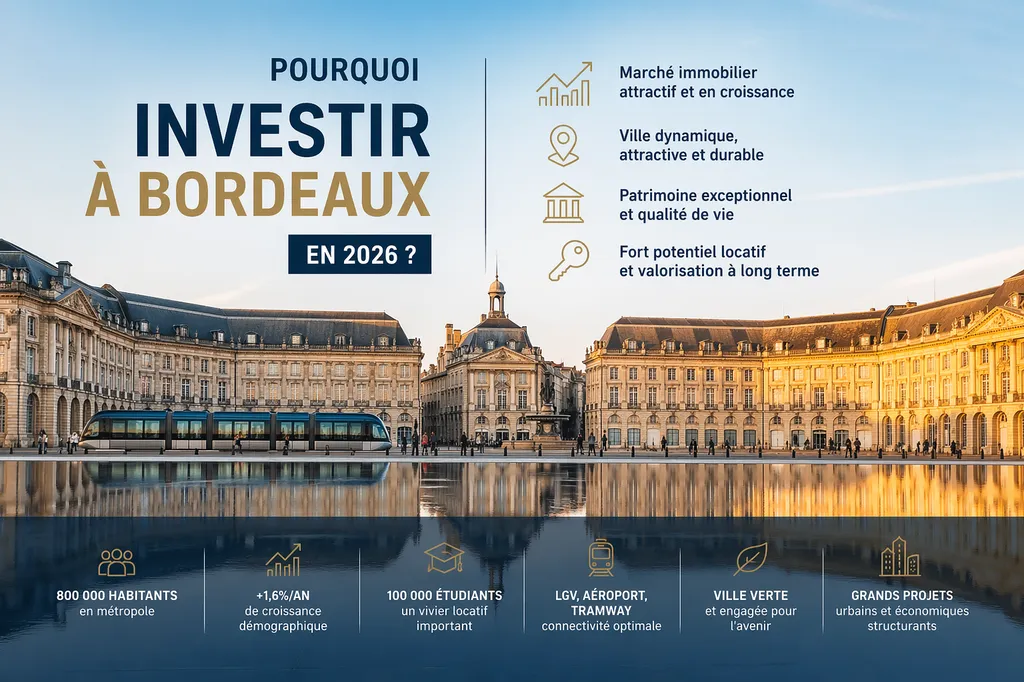 Pourquoi investir à Bordeaux en 2026 ? Le guide complet | Cap Financimmo