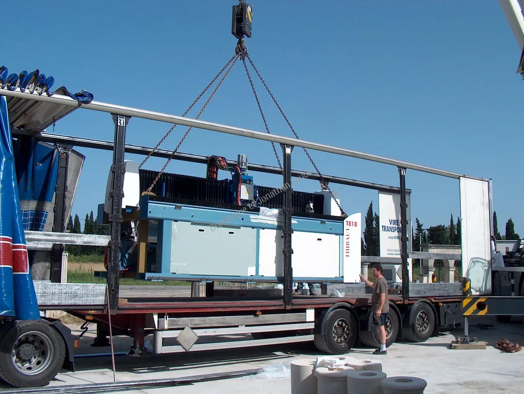 Livraison de notre centre d'usinage 