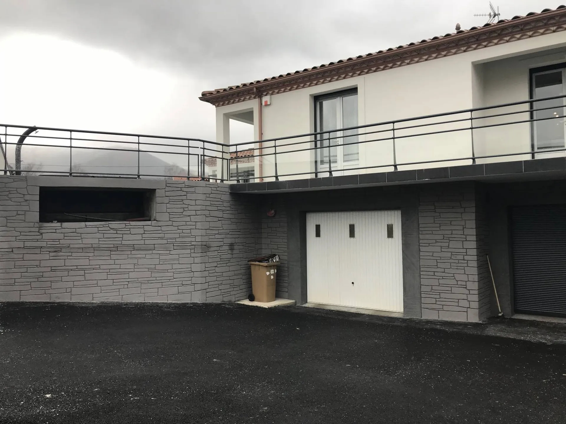 Soubassement de la Piscine EFFET PIERRE