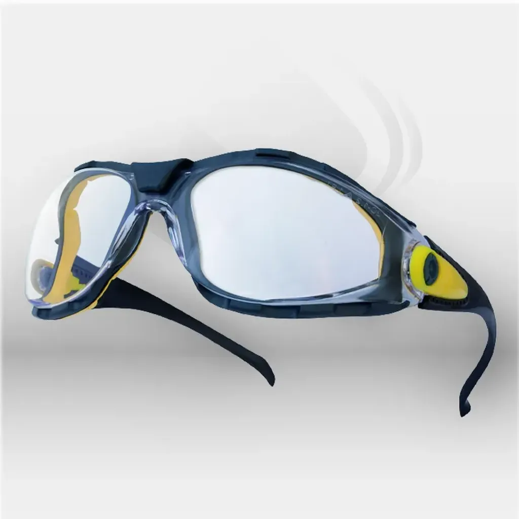 Lunettes de protection polycarbonate Delta Plus anti-choc et anti-rayures utilisées en milieu professionnel à Mont-de-Marsan, Landes (40), Nouvelle-Aquitaine et disponibles partout en France