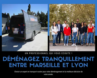 Transporteur à votre écoute toute l'année pour vos déménagements entre Marseille et Lyon