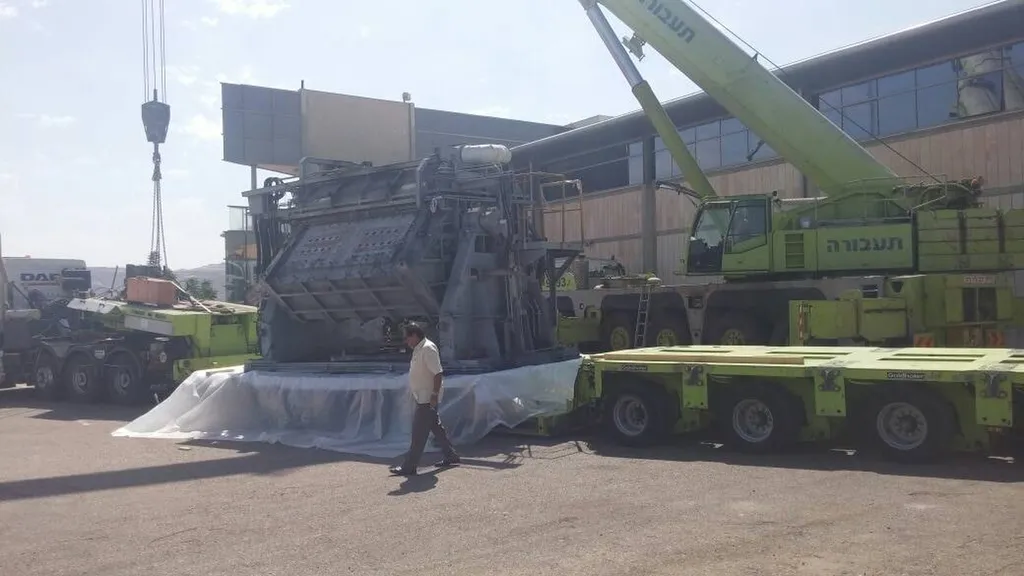 Transfert d'un four de fonderie à l'international