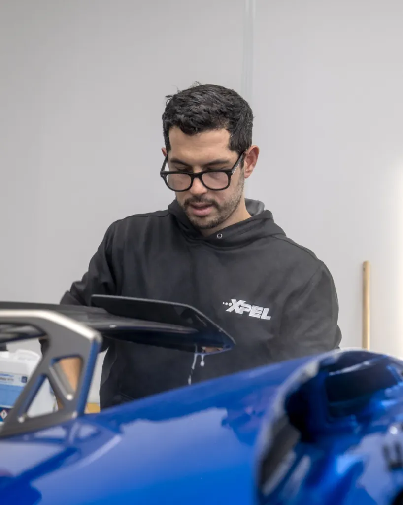 Alpine A110s | Pose d’un film de protection carrosserie XPEL à Nice
