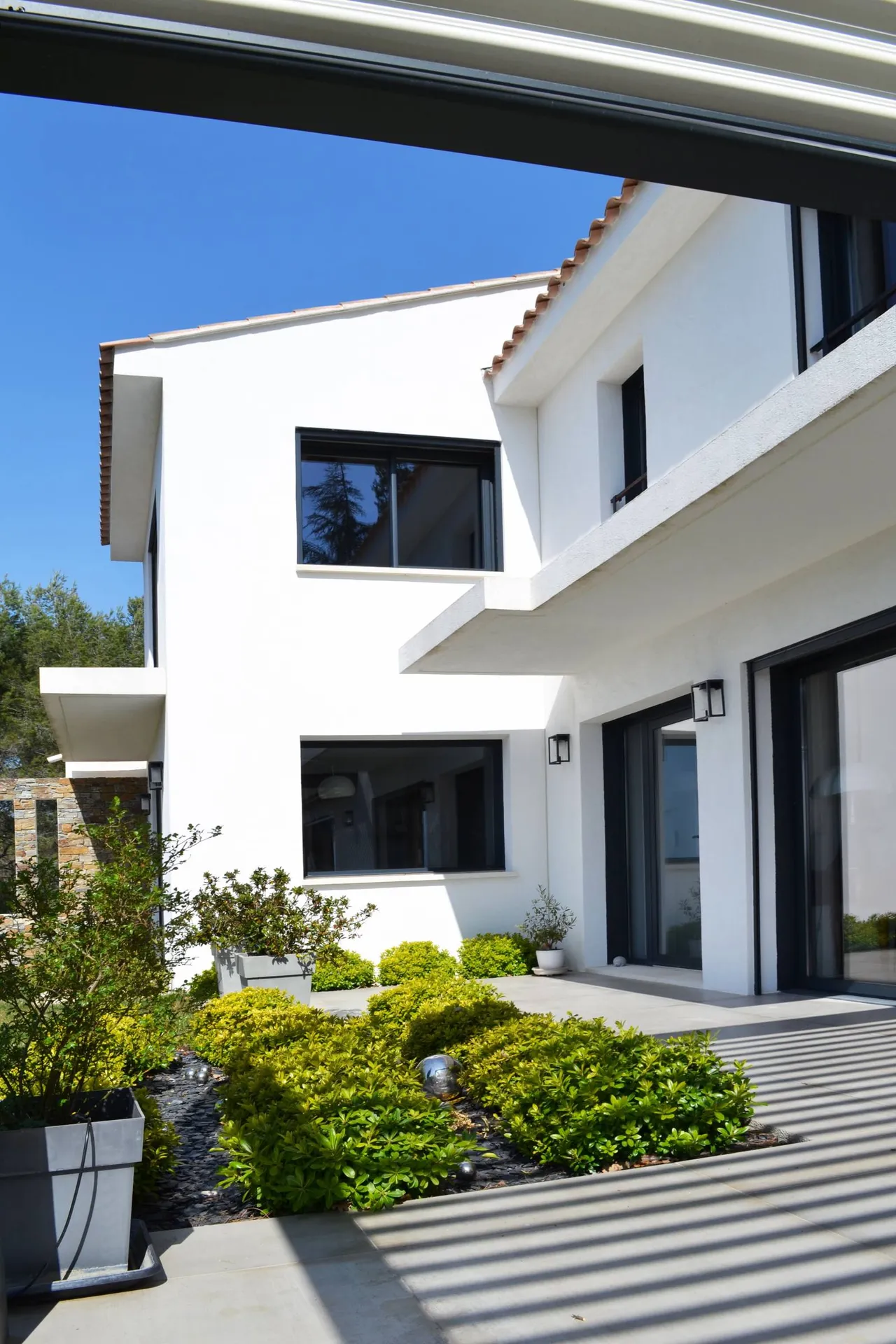 Façade maison moderne 