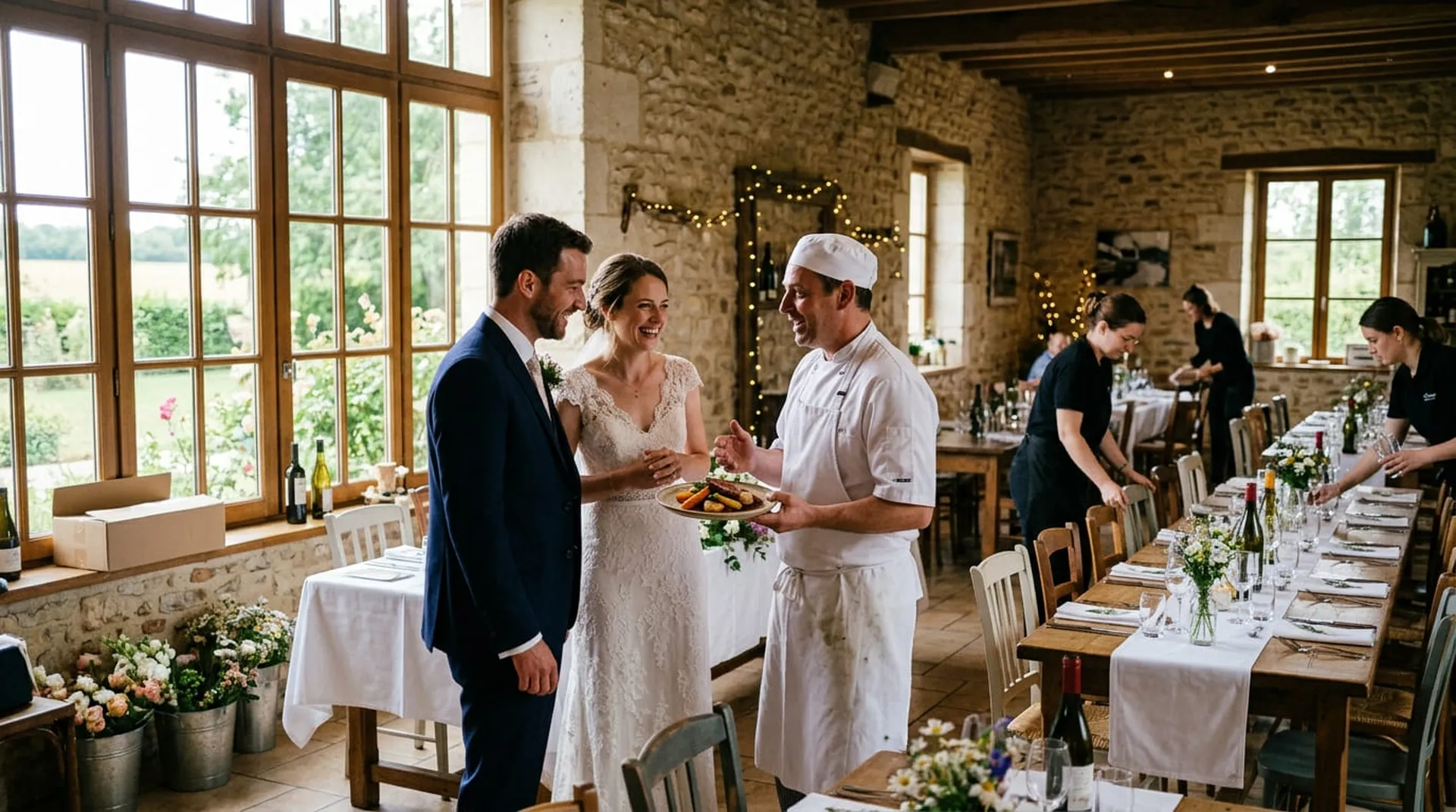 Menu mariage pour couples proche Neubourg vers Évreux 
