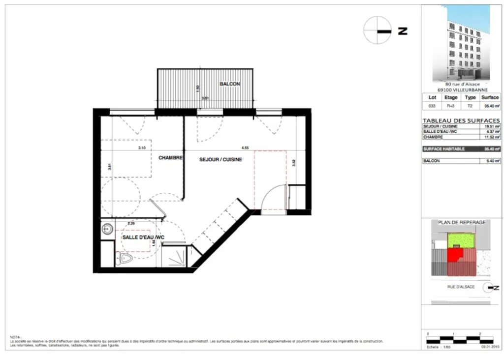 appartement T2 loi Pinel 