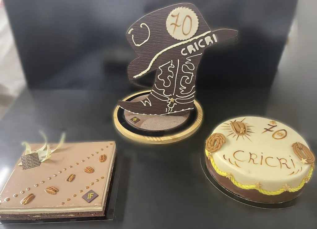 Création d'un gâteau sur mesure sur le thème cow-boy pour un événement inoubliable