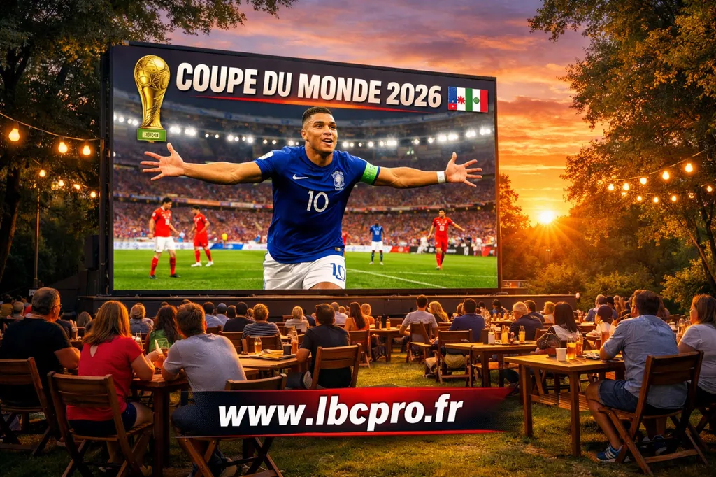 location écran coupe du monde 2026 dans le var à Six fours