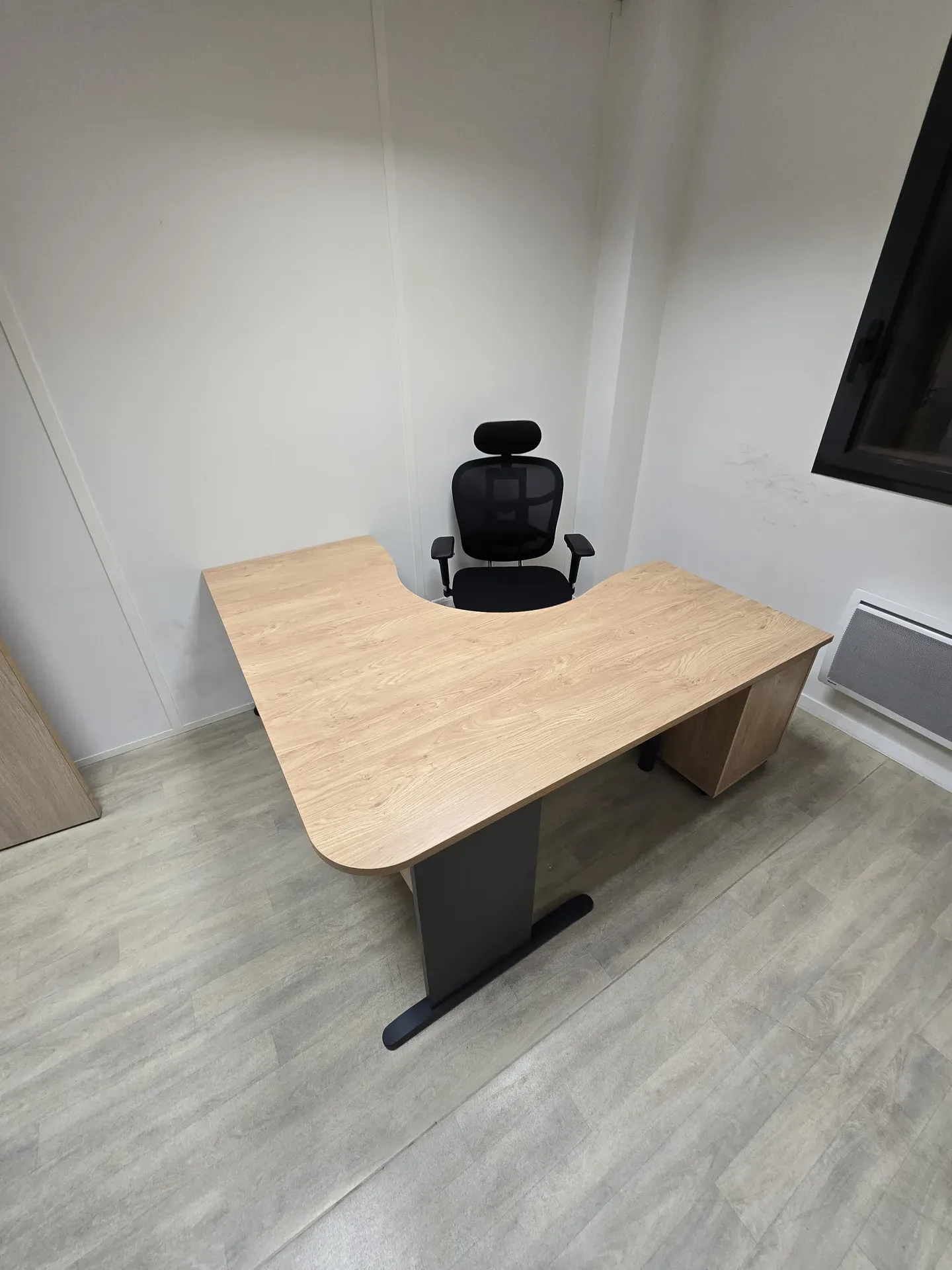 plan compact symétrique avec caisson retour 