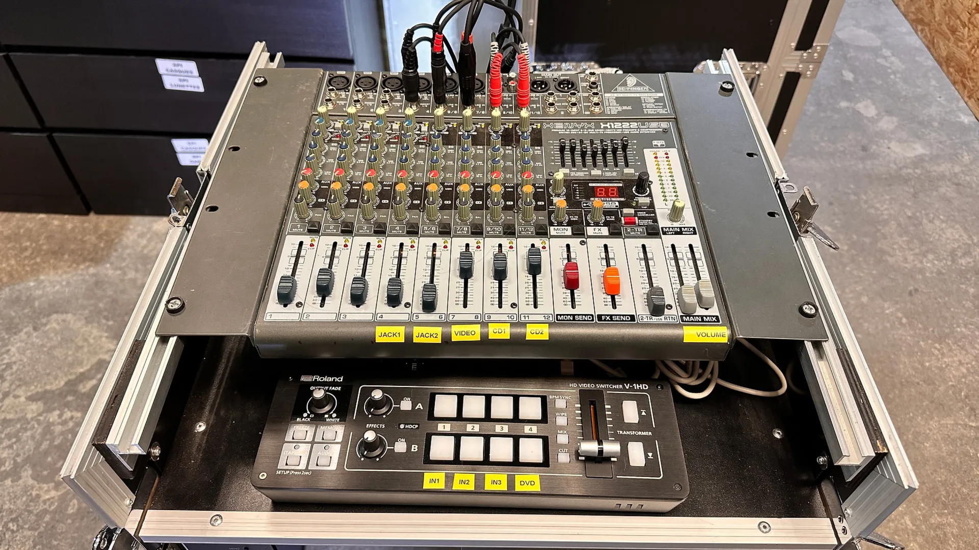 RACK REGIE VIDEO NUMERIQUE PRO 3