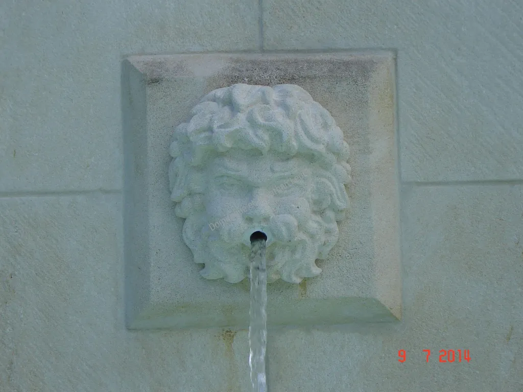 Sculpture tête de Bacchus