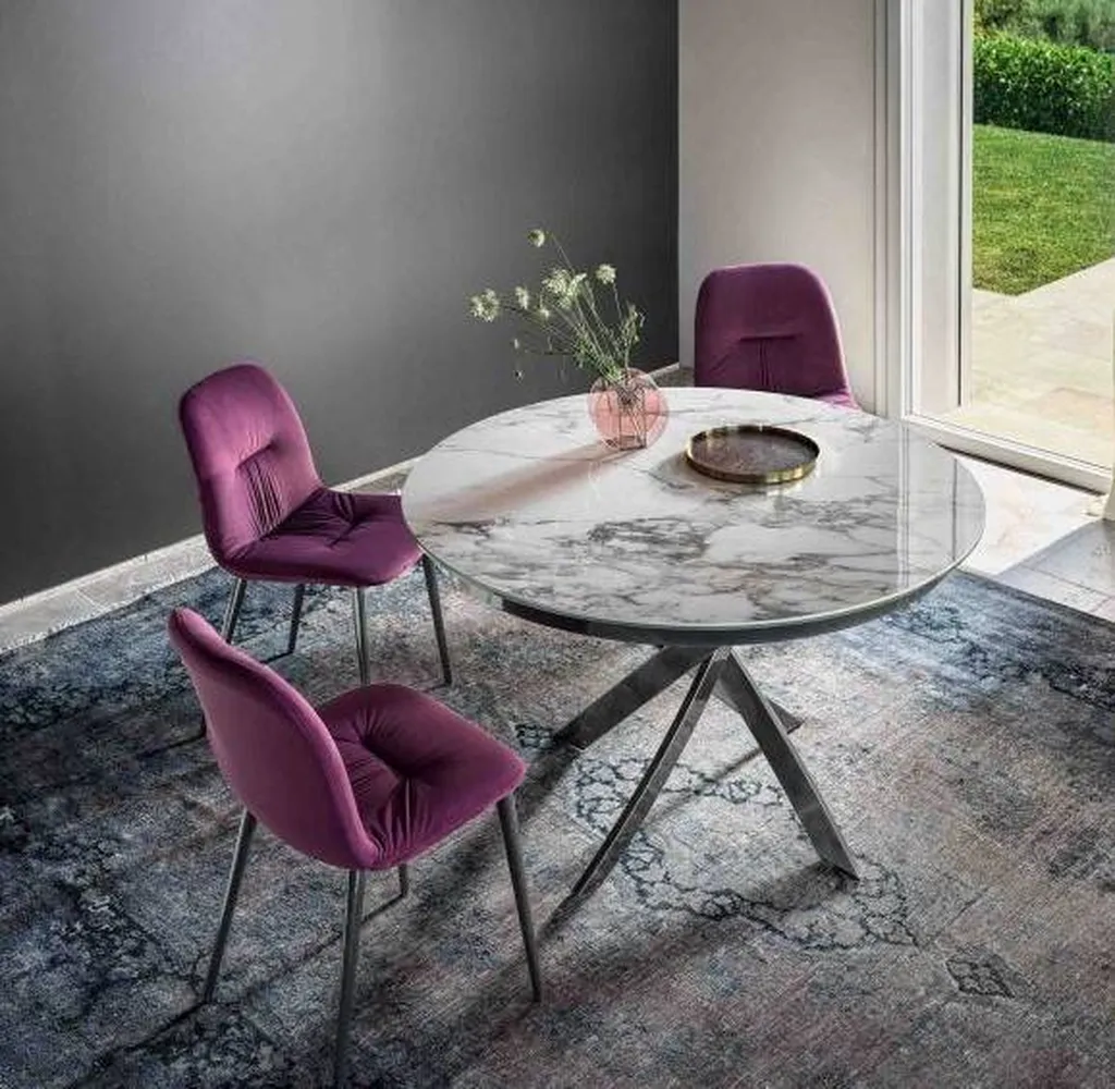 Table de salle à manger extensible marbre ronde hyères 83 près de Grand Var