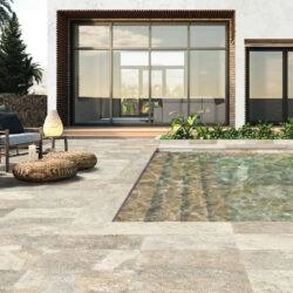 CARRELAGE PISCINE BALI SAND SUR BAGNOLS SUR CEZE - GARD - 30