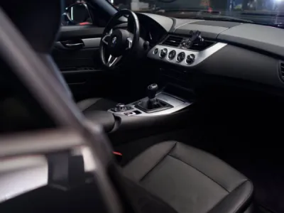 Finition impeccable après application du traitement céramique sur la BMW Z4.