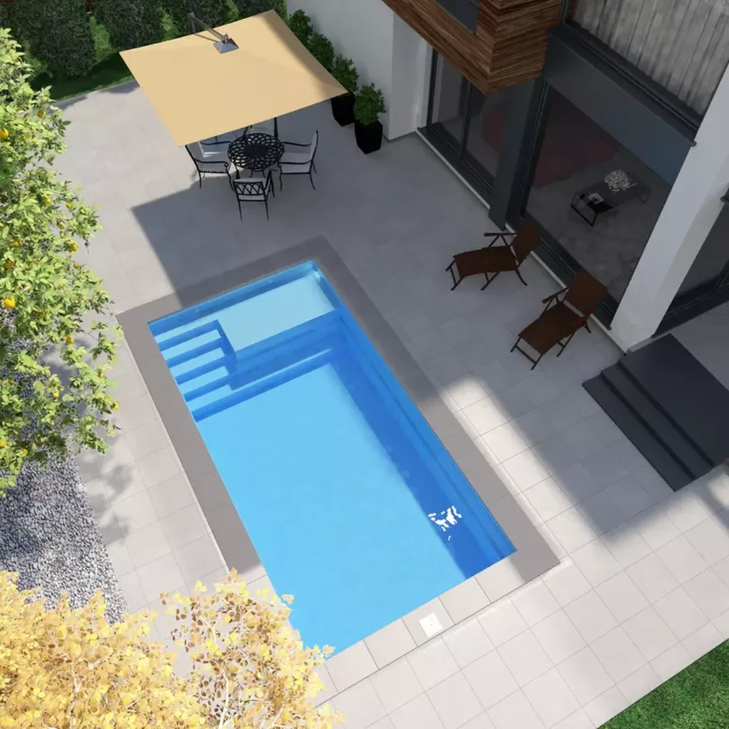 Constructeur et spécialiste de piscines coque 6.00 X 3.00 X 1.50 avec finition Luxe Nature à Cestas et ses environs