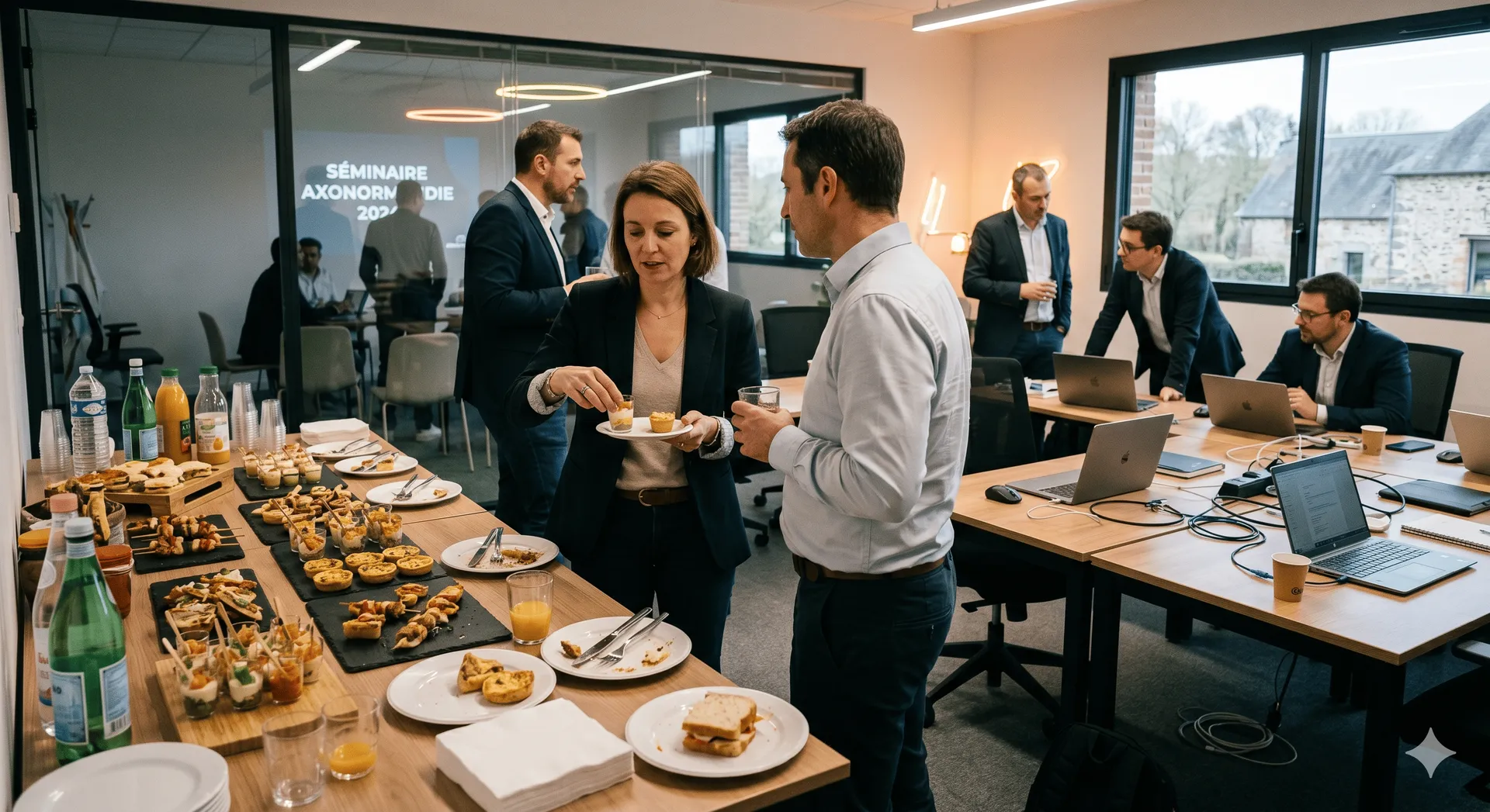 Traiteur pour séminaire et repas de fin d'année d'entreprise en Normandie