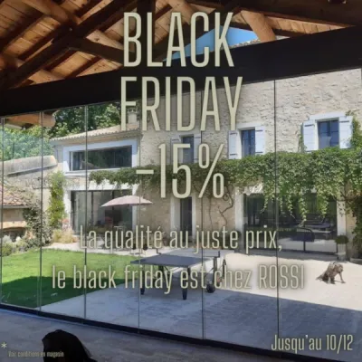 black friday sur les menuiseries pvc ou aluminium salon de provence