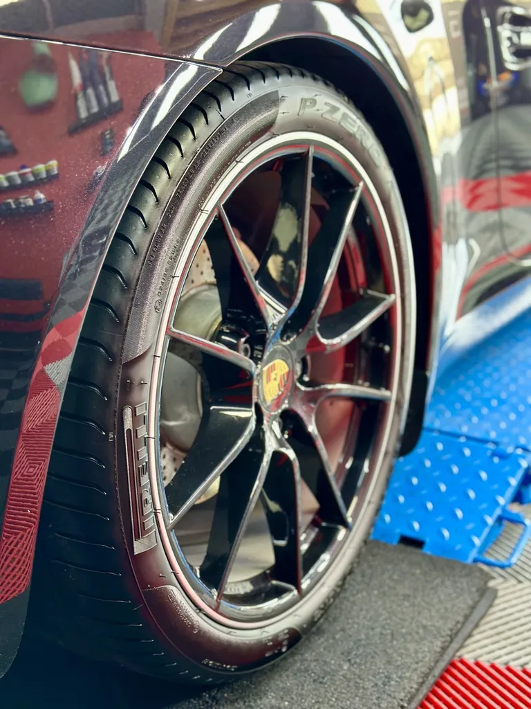 protection contre les rayures impacts film de protection PPF Lyon traitement céramique carosserie Porsche 911